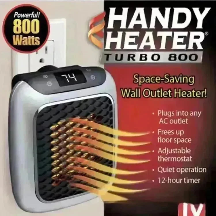 Remote Control Mini Fan Room House Space Heater Warm Artifact - EX-STOCK CANADA