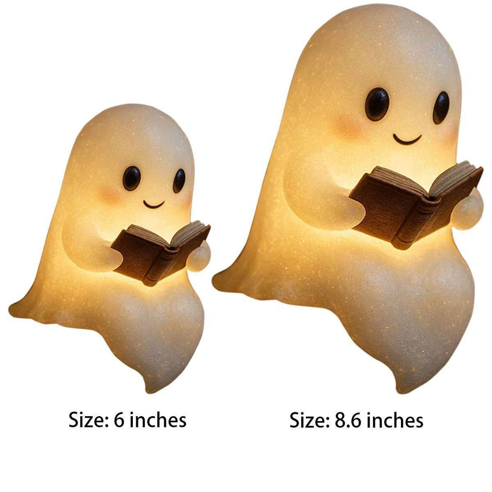 Cute LED Ghost Night Light Children's Nightlight Gift Bedside Sleep Lamp Halloween Decorations Lovely Ghost Lamp Warm Light - EX-STOCK Canada