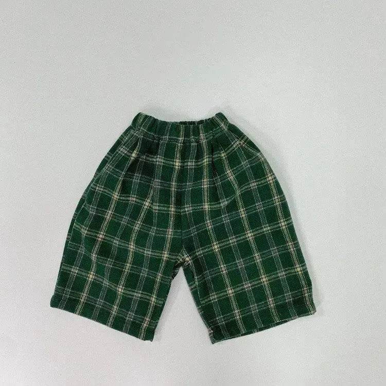 Fashion Personality Children's Plaid Stylish Pants Short pant for Boys - EX-STOCK Canada