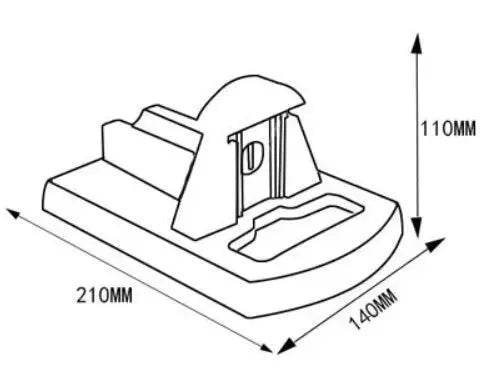 Desktop Table top Guillotine Metal Cigar Cutter - EX-STOCK Canada