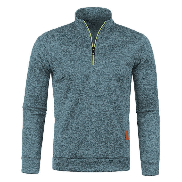 Autumn And Winter Men's Neckline Zipper Sweater | EX-STOCK product gallery photo 13