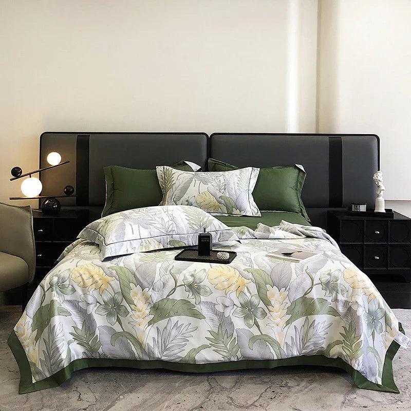 Housse de couette rafraîchissante d'été en Tencel lavable et aéréeEX-STOCK Canada