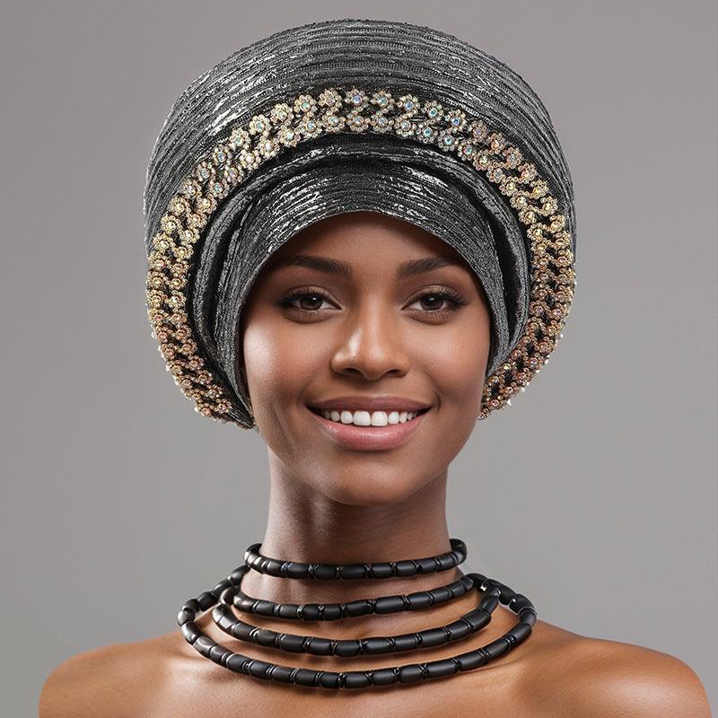 Women's South American Muslim Multi-layer Toque - EX-STOCK Canada