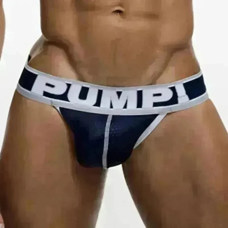 PUMPI Mesh Thong Panties underwear Porn Pant men Low Waist - EX-STOCK CANADA