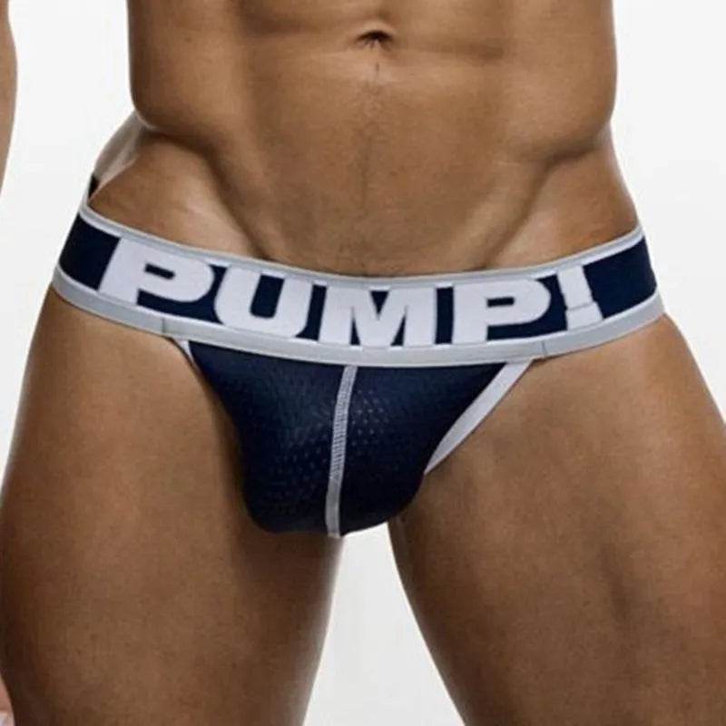 PUMPI Mesh Thong Panties underwear Porn Pant men Low Waist - EX-STOCK Canada