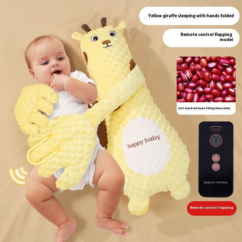 Infant Exhaust Pillow Hand Remote Controlled Soothing For Baby Sleep Cartoon Plush Toddler Comforting Hand EX-STOCK Canada