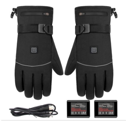 Winter Electric Heated Gloves Motorcycle Touch Screen Gloves EX-STOCK Canada
