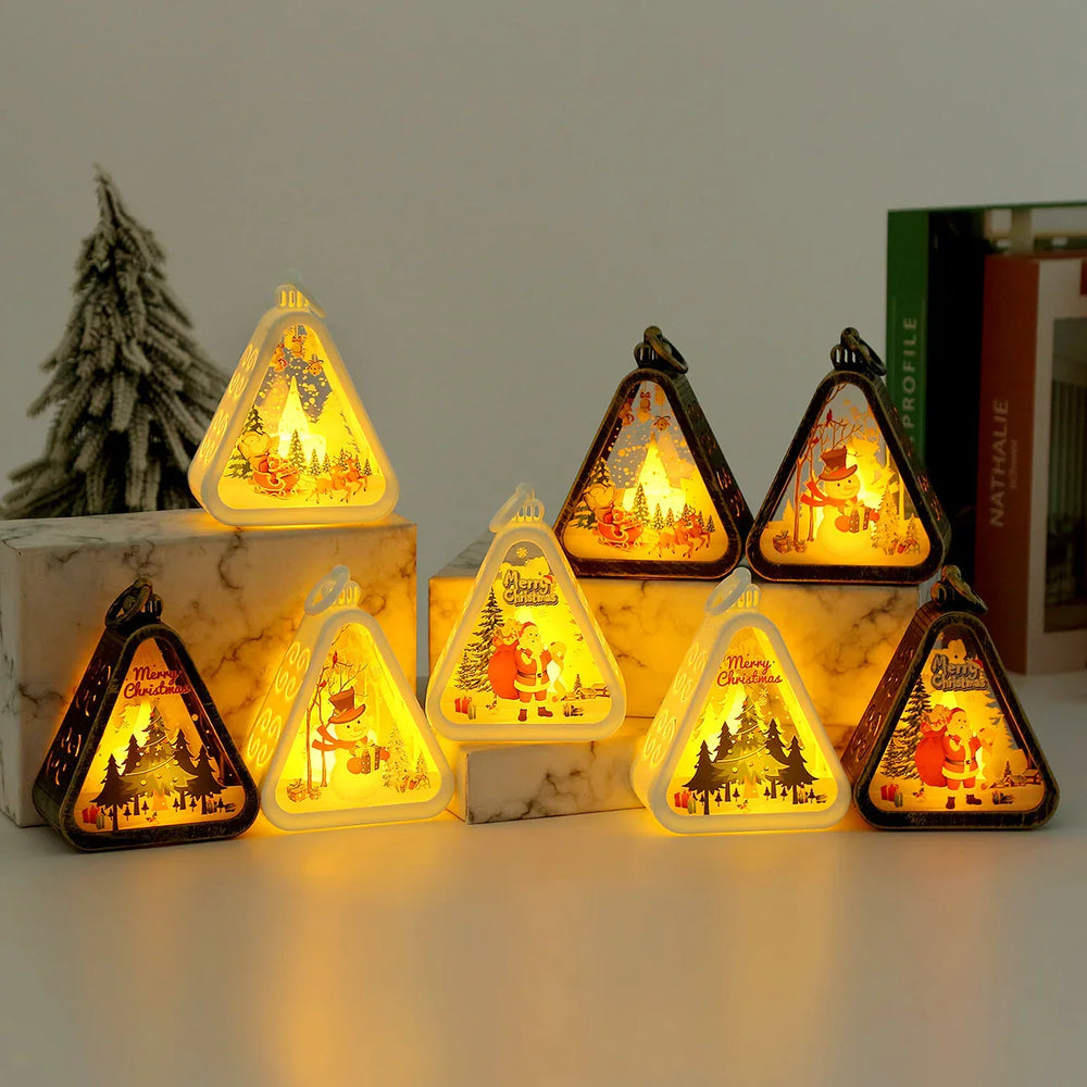 Christmas Decorations Retro Electric Candle Lamp Luminous Ornaments EX-STOCK Canada