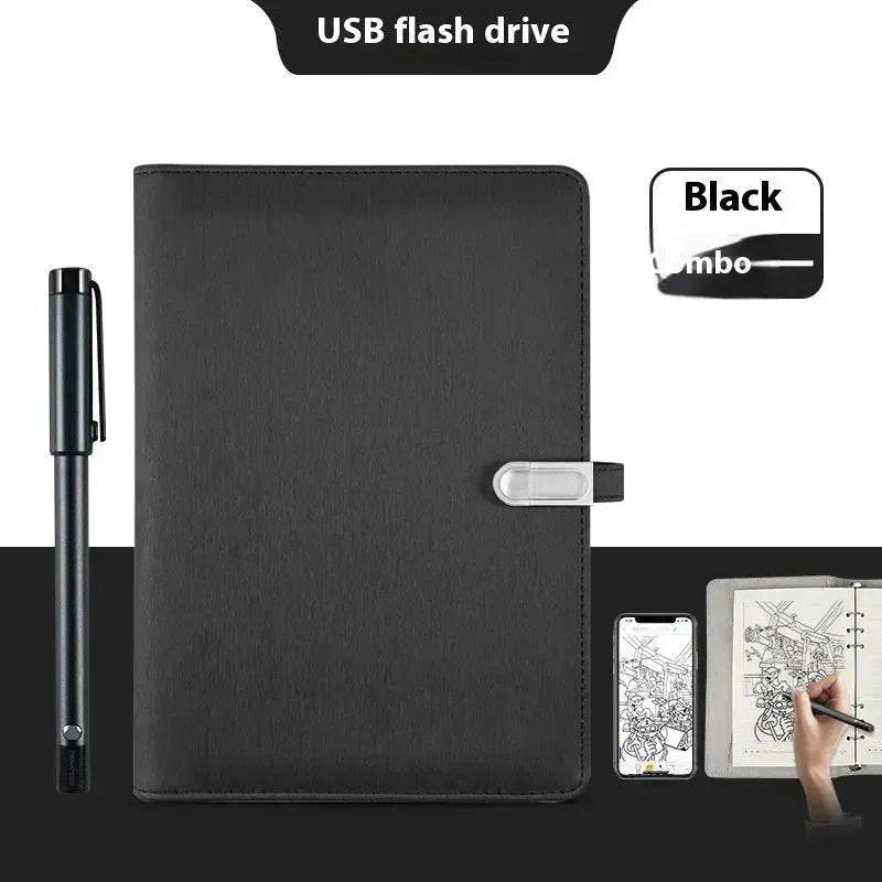 Handwriting Paper Screen Synchronization Smart Fingerprint Lock A5 Notebook - EX-STOCK Canada