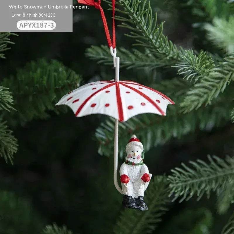 Nordic Iron Christmas Hot Air Balloon Parachute Pendant Creative Decorations Tree Charms Hangings - EX-STOCK Canada