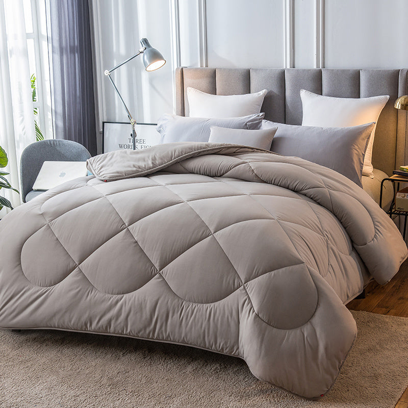 Simple Style Embroidered Skin-friendly Down Velvet Duvet EX-STOCK Canada