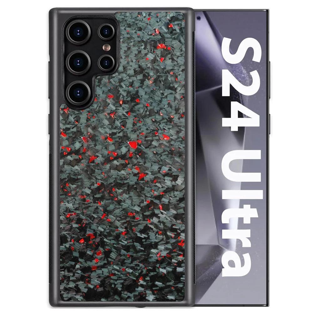 Applicable S24Ultra Phone Case Carbon Fiber Magnetic Ultra-thin Protective Sleeve EX-STOCK Canada