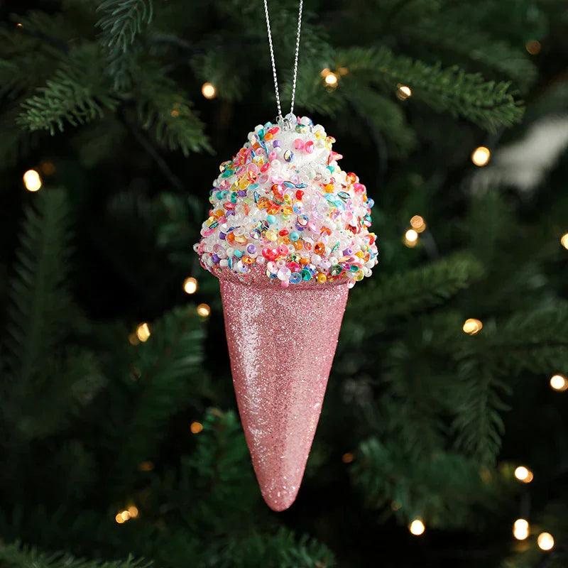 Pendentif créatif glace décoration de sapin de Noël petits éléments suspendusEX-STOCK Canada