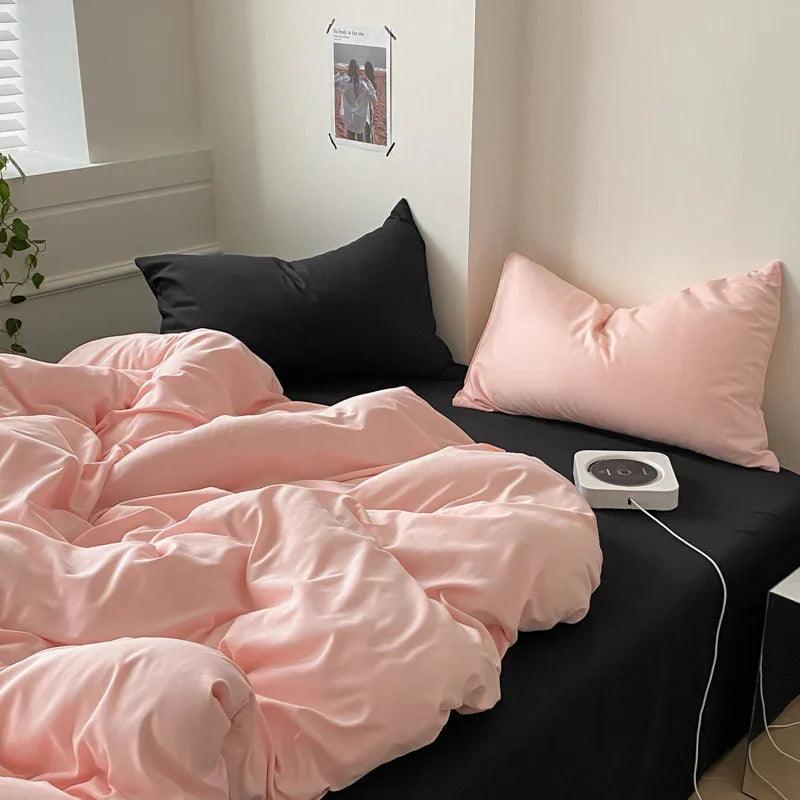 Four-piece Cotton Bed Sheet Duvet Cover Duvet Cover Bedding EX-STOCK Canada