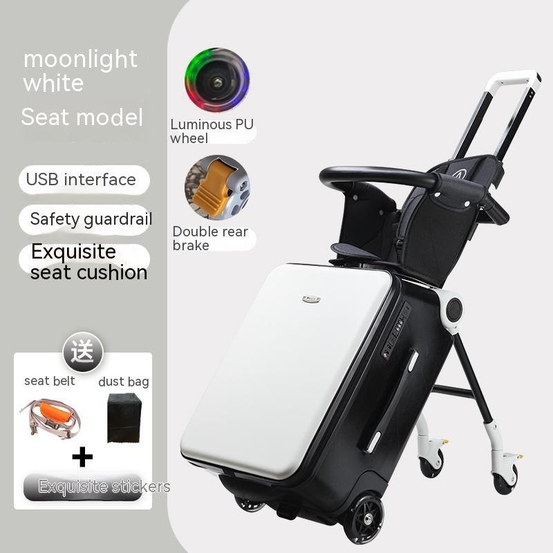 Children Can Sit And Ride Multifunctional Trolley Case | EX-STOCK Canada