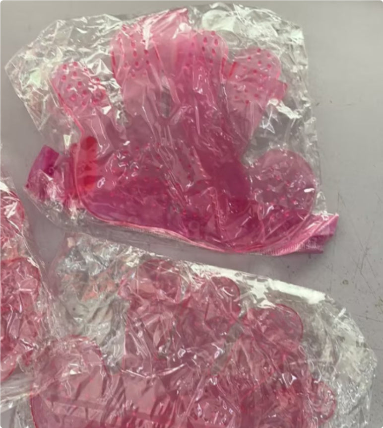 Pet finger grooming brush massage, hand brush cat, dog bath brush beauty, pet cleaning supplies wholesale EX-STOCK Canada