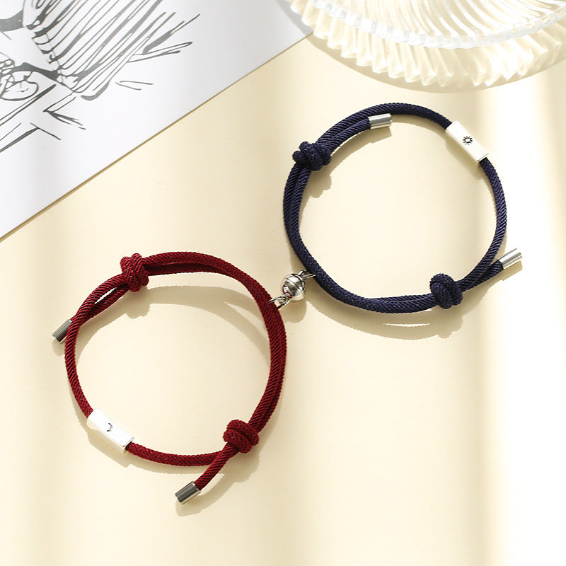 Alloy Sun And Moon Couple Bracelets A Pair - EX-STOCK Canada