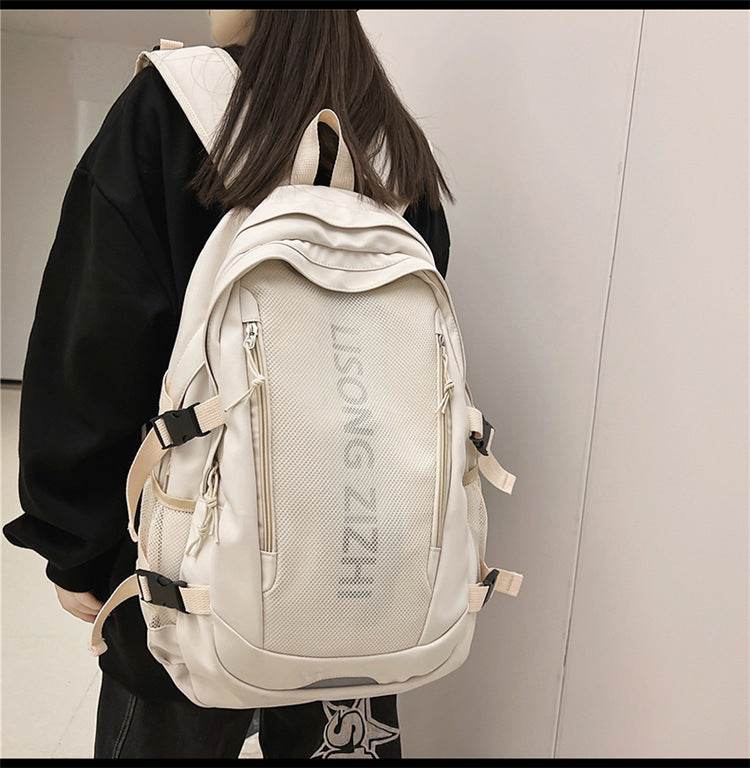 Simple Large Capacity Waterproof High School Backpack for Teens - EX-STOCK Canada
