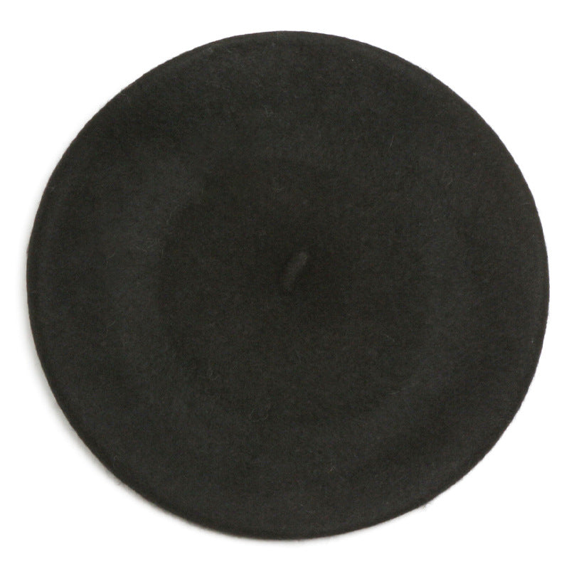 Autumn And Winter Hat Women's Wool Beret | EX-STOCK product gallery photo 14