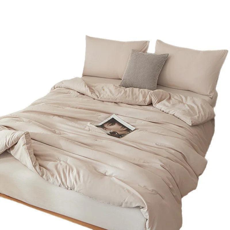 Couette synthétique transfrontalière Amazon Temu pour toutes saisons, insert de couette en coton lavé brossé, vente en gros en usine pour le commerce extérieurEX-STOCK Canada