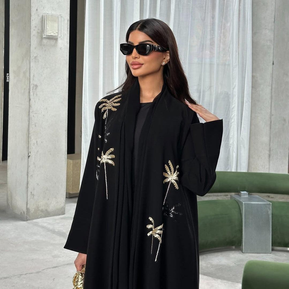 Fashion Muslim Women's Wear Embroidered Robe - EX-STOCK Canada