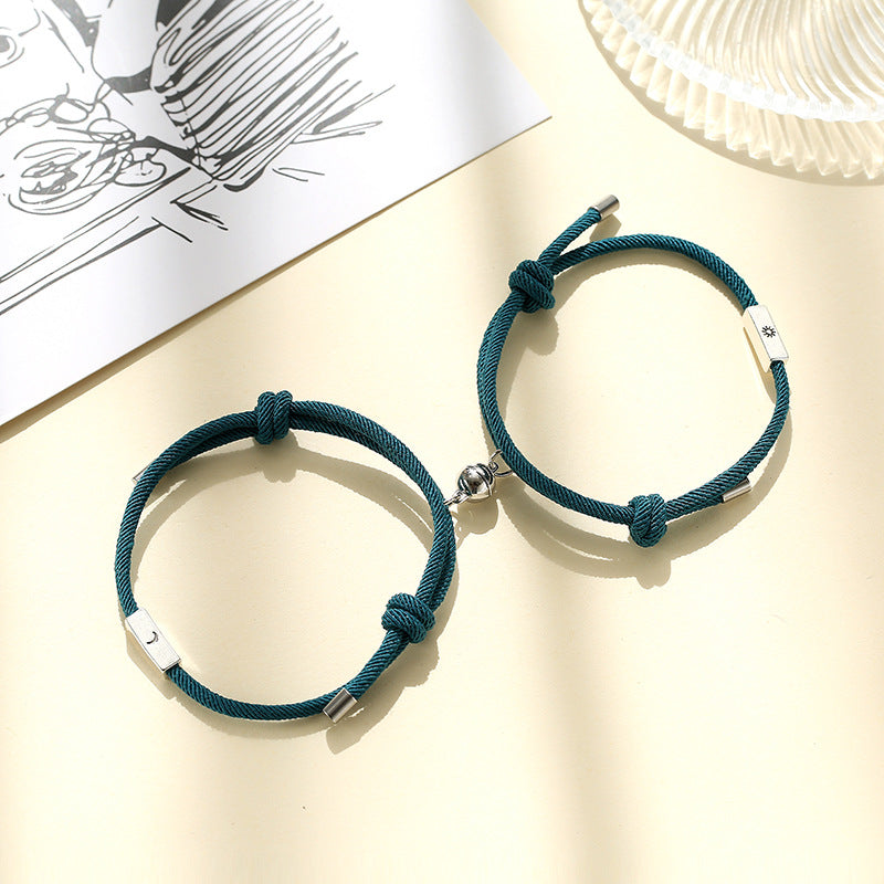 Alloy Sun And Moon Couple Bracelets A Pair - EX-STOCK Canada