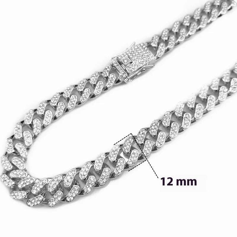 Zinc Alloy Wide Hip Hop Cuban Link Chain Necklace - EX-STOCK Canada