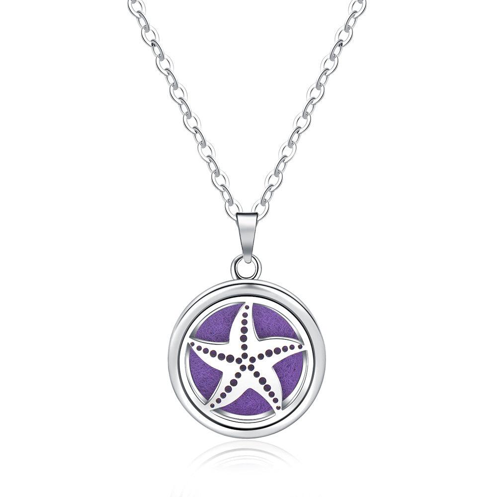 Collier Boîte à Parfum Ronde Creuse Ouverte - EX-STOCK Canada