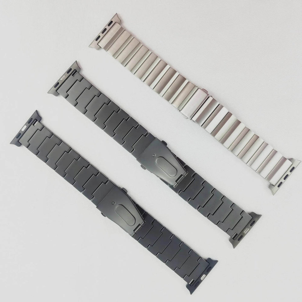 Large Particle Titanium Alloy Watch Strap - EX-STOCK Canada
