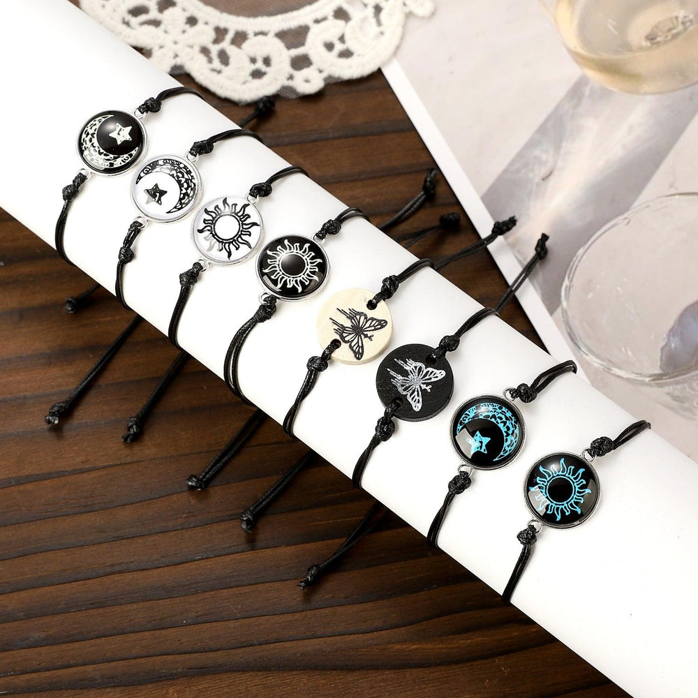 Sun And Moon Lovers Time Stone Woven Hand Strap - EX-STOCK Canada