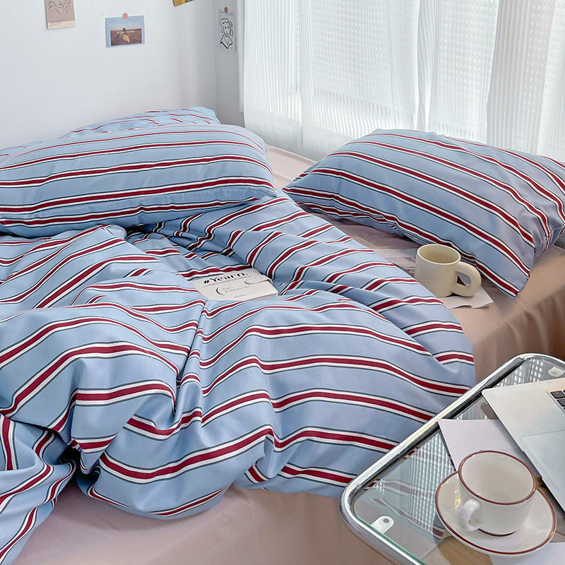 Korean Ins Modern Minimalist Duvet Cover Three Or Four Piece Suit EX-STOCK Canada