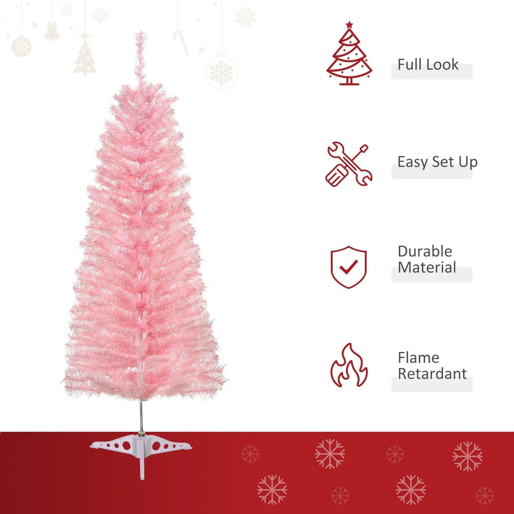 Sapin de Noël artificiel de 1,2 m pour les fêtes, sapin crayon de Noël, décoration avec ouverture automatique pour maison et fêteEX-STOCK Canada