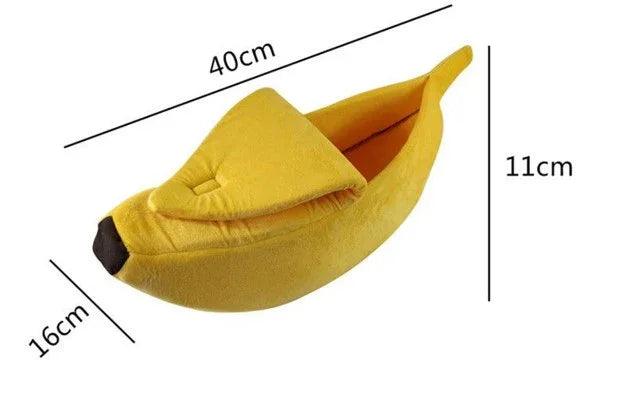 Pet House Dog Bed Banana Shape Dog House Cute Pet Kennel Nest Warm Dog Sofas Sleeping Bed EX-STOCK Canada