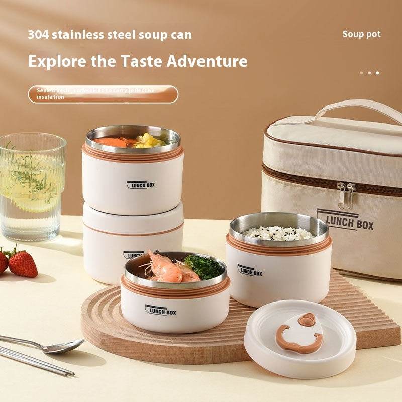 304 Stainless Steel Insulated Lunch Box Lunch Container - EX-STOCK Canada