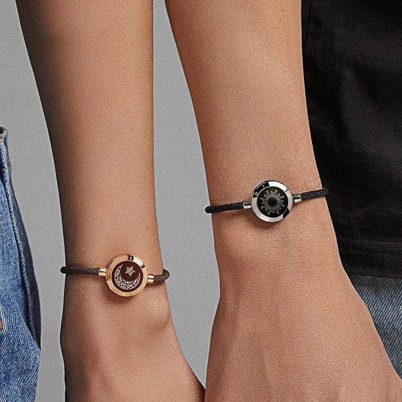 Lovers Sun-Moon Smart Sensing Couple Bracelet - EX-STOCK Canada