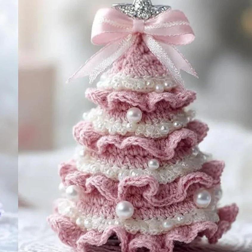 Crochet Christmas Tree Decoration DIY Material Package EX-STOCK Canada