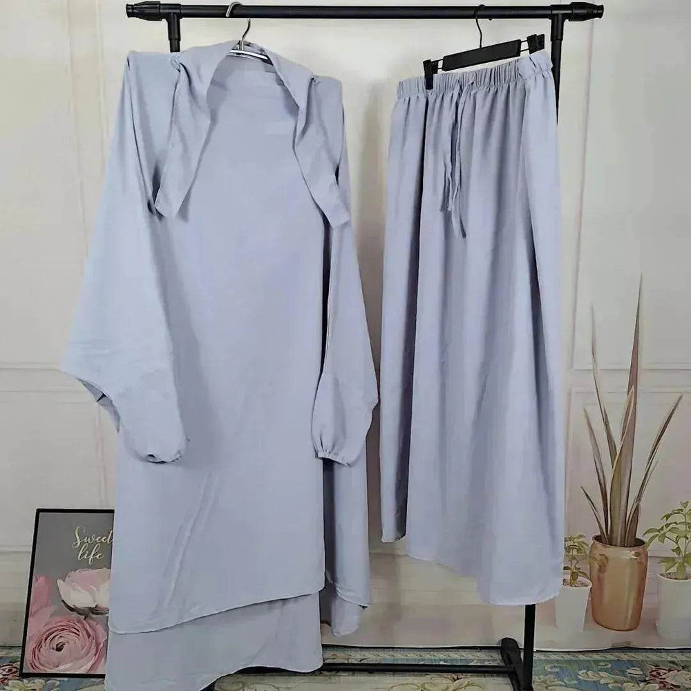 Casual Plain Umrah and Haji Abaya Robe Dress for ArabArab Middle East Women - EX-STOCK Canada