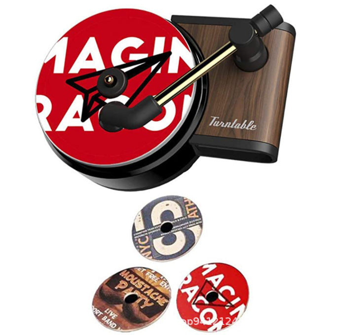 Air Outlet Aromatherapy Record Player Decoration EX-STOCK Canada