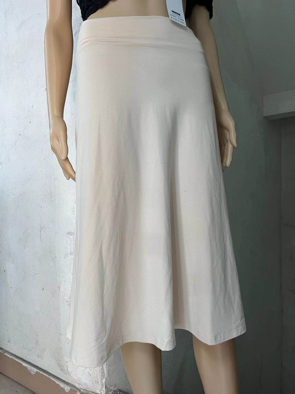 Women's casual High Waist flared Midi Skirt - EX-STOCK Canada