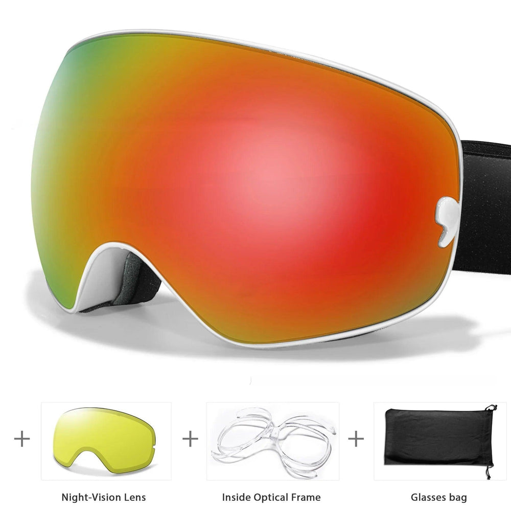Men's And Women's Anti-fog Card Myopia Glasses Coated Large Spherical Eye Protection Ski Mountaineering Equipment EX-STOCK Canada
