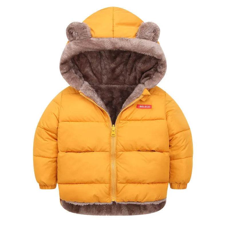 Children Boy's Cotton-padded Fleece Lined Puffer Winter Jacket for Kids - EX-STOCK Canada