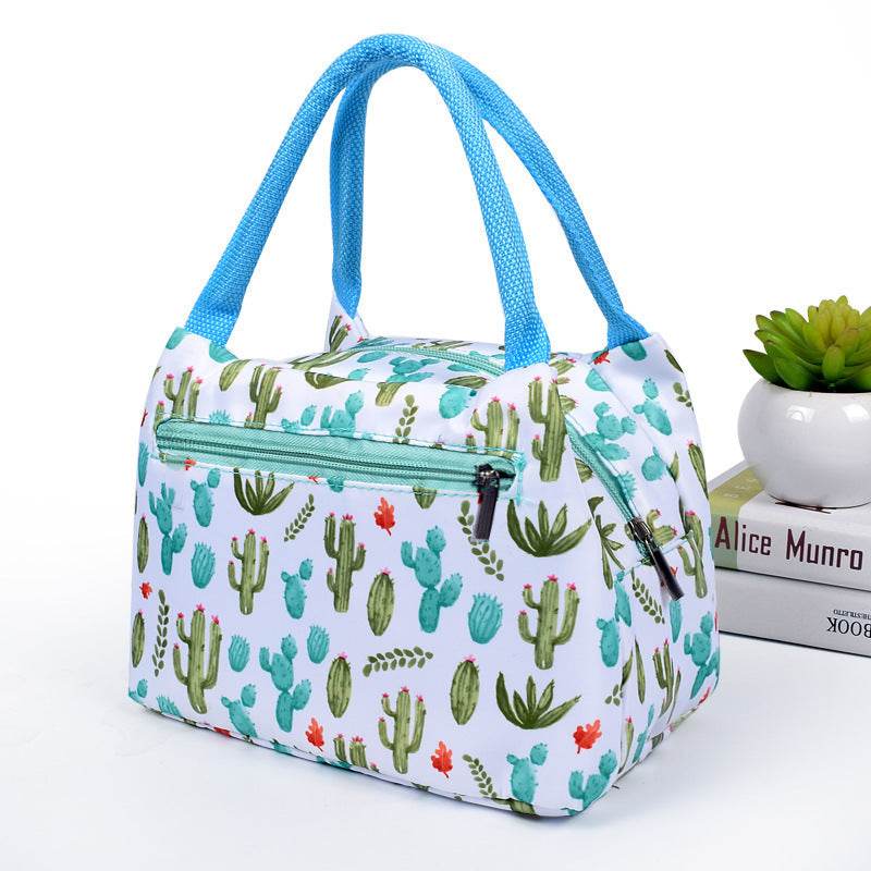 Portable Oxford Printed Insulated Tote Lunch Bag - EX-STOCK Canada