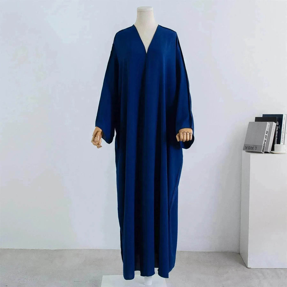 Acrylic Casual Cardigan Plus Size Robe Abaya Dress for Arab Dubai Turkey Middle East Women - EX-STOCK Canada