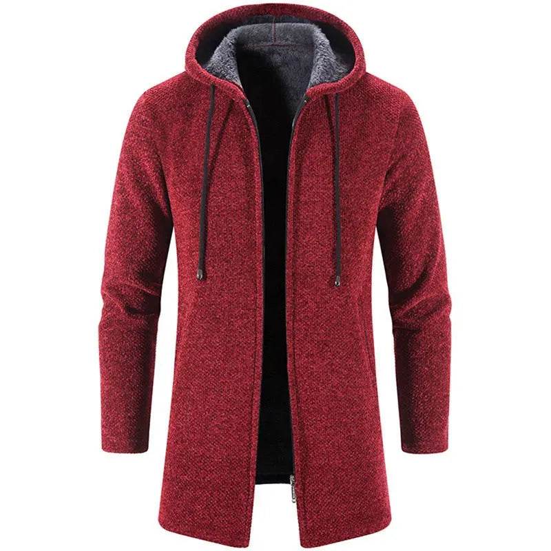Plus Fleece Trend And Handsome All-match Cardigan For Men - EX-STOCK Canada