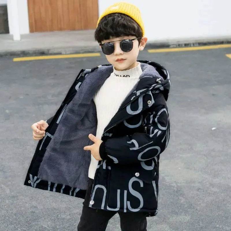 Children's Thick Padded Korean Winter Coat - EX-STOCK Canada