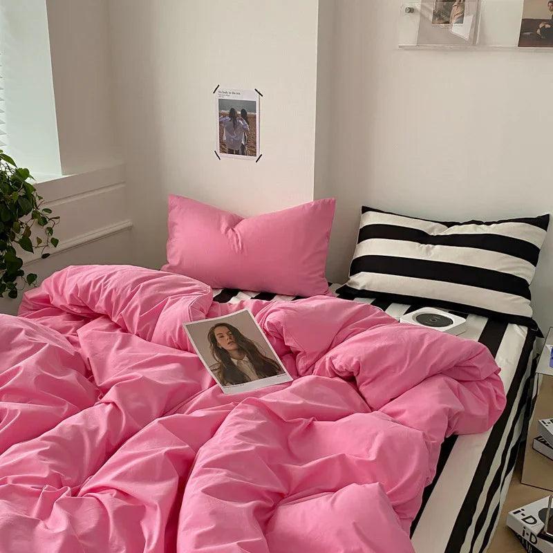 Four-piece Cotton Bed Sheet Duvet Cover Duvet Cover Bedding EX-STOCK Canada