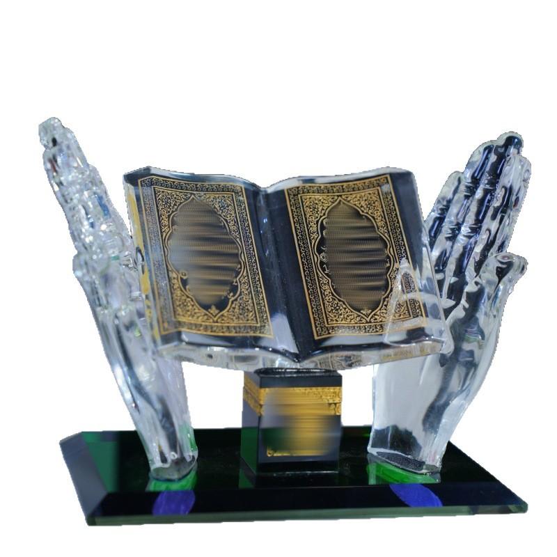 Hand Holding Book Exotic Gift Arabic Architecture Car Crystal Ornaments EX-STOCK Canada