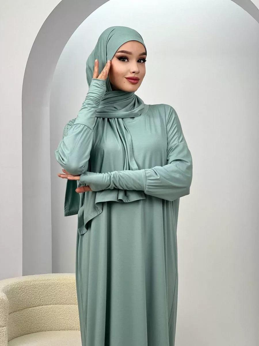 Women's Muslim Robe Polyester Fiber EX-STOCK Canada
