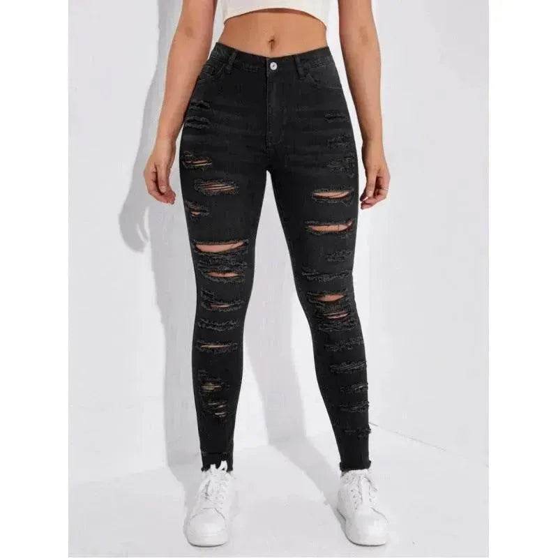 All-match Skinny Denim Trousers For Women - EX-STOCK Canada