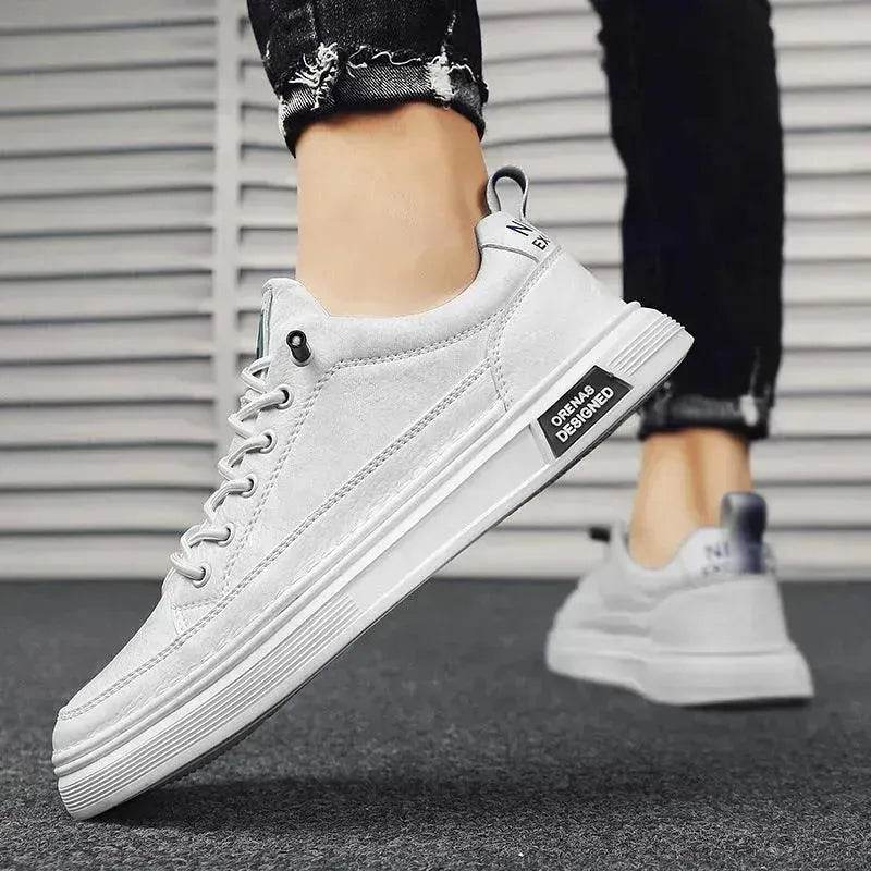 All-matching Sneakers Daily Leisure Sports Work Platform Casual Sneakers Shoes for Men Canvas Sneakers for Men - EX-STOCK Canada